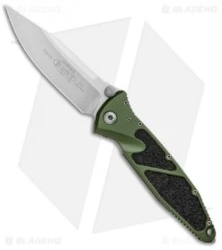 Microtech Socom Elite Manual Knife OD Green (4" Stonewash) 160-10OD
