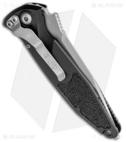 Microtech Socom Elite S/E Automatic Knife Black (4" Apocalyptic) 160A-10AP -Buck Knives Store Microtech Socom Elite SE Auto Black Apocalyptic 160A 10AP BHQ 118799 jr side