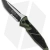 Microtech Socom Elite T/E Automatic Knife OD (4" Two Tone Serrated) 161A-2OD -Buck Knives Store Microtech Socom Elite TE Auto OD Green TT Serr 161A 2OD BHQ 99305 jr