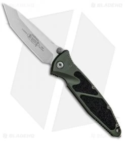 Microtech Socom Elite Tanto Manual Knife OD Green (4" Stonewash) 161-10OD