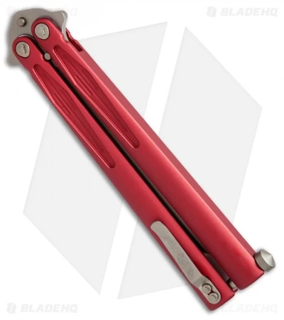 Microtech Tachyon III Balisong Butterfly Red (4.5" Bronze) 173-13RD 5 Microtech Tachyon III Balisong Butterfly Red (4.5" Bronze) 173-13RD - Image 3