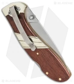 Old Timer Large Lockback Folding Knife Wood (3.3." Satin) 32OT -Buck Knives Store Old Timer Large Lockback folding knife wood satin 32OTCP BHQ 67493 er side