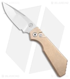 ProTech Strider + Pro-Tech PT Automatic Knife Bronze Al (2.75" Compound Mirror)