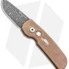 Pro-Tech Calmigo Custom Steel CA Legal Automatic Knife Rose Gold (1.9" Damascus)