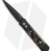 Pro-Tech Godfather Automatic Knife Black W/ Custom Noble Inlays (4" Black)