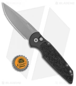 Pro-Tech Tactical Response TR-3 R2 Automatic Knife Black (3.5" Bead Blast) -Buck Knives Store Protech Tactical Response TR 3 R2 Auto Black BB BHQ 100085 jr bottlecap