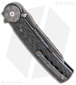 Reate Knives Reate J.A.C.K. 2.0 Integral Frame Lock Knife Flamed Ti/CF (3.94" Satin) -Buck Knives Store REATE J.A.C.K. 2.0 Integral FL Flamed Ti CF Satin BHQ 103231 jr side