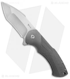 Reate Knives Fallout 2.0 Flipper Knife Titanium (3.5" Stonewash)