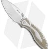 Reate Knives Reate Iron Frame Lock Knife W/ Thumb Stud Green Micarta (3.25" Satin)