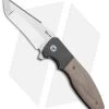 Reate Knives Reate Kirby Lambert Augustus PVD Bolster Lock Knife Green Micarta (3.6" Satin)