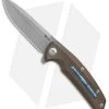 Reate Knives New Epoch Frame Lock Knife Bronze Titanium W/Mokuti Inlay (3.5" SW) -Buck Knives Store Reate Knives New Epoch Bronze Ti Mokuti inlay SW BHQ 37648 er