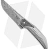 Reate Knives The Future Integral Frame Lock Knife Ti/CF (3.75" Damasteel)