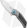 Reate Knives Reate Tashi Bharucha T2500 Frame Lock Flipper Knife Carbon Fiber (2.5" Satin) -Buck Knives Store Reate Tashi Bharucha T2500 FL CF Satin BHQ 92864 jr