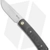 Reate Knives Reate Tribute Front Flipper Knife CF/Zircomium (2.8" Fine Stonewash)