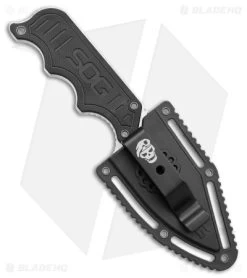 SOG Instinct Fixed Blade Knife Black G-10 (2.3" Satin) NB1012 -Buck Knives Store SOG Instinct Fixed Blade Black G 10 Satin BHQ 28203 jr sheath