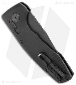 SOG Knives SOG-TAC AU Compact Automatic Knife Black (3" Black) -Buck Knives Store SOG Knives SOG TAC AU Compact Auto Black Black 15 38 07 57 BHQ 119252 jr side
