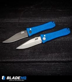 SOG Knives Spec Elite I Automatic Knife Blue (3.5" Satin) SE-51BU -Buck Knives Store SOG Knives Spec Elite I Automatic Knife Blue Satin SE 51BU BHQ92925 kp burnt wood web