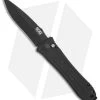SOG Strat Ops Automatic Knife Black Canvas Micarta (3.5" Black)