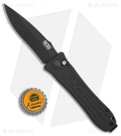 SOG Strat Ops Automatic Knife Black Canvas Micarta (3.5" Black) 9 SOG Strat Ops Automatic Knife Black Canvas Micarta (3.5" Black) -Buck Knives Store SOG Strat Ops black canvas micarta black BHQ 52429 er size