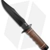 SOG Super SOG Bowie Fixed Blade Knife Leather (7.5" Black) SB1T-L -Buck Knives Store SOG Super SOG Leather Black SOGSB1TL BHQ 67158 jr