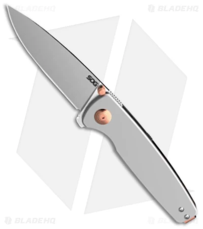 SOG Twitch III Spring Assisted Knife Aluminum Rose Gold (3.1" Satin) 11-15-02-43 3 SOG Twitch III Spring Assisted Knife Aluminum Rose Gold (3.1" Satin) 11-15-02-43