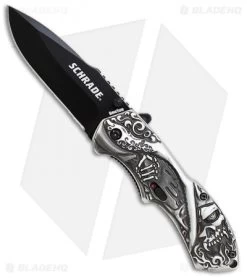 Schrade Boneyard Series Reaper MAGIC Spring Assisted Knife (3.25" Black)