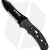 Schrade Shizzle MAGIC Spring Assisted Knife Black (3.375" Black Serr)