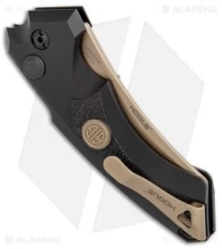 Hogue Sig Sauer EX-A05 Wharncliffe Automatic Knife Black (3.5" FDE) 36520 -Buck Knives Store Sig Knives EX A05 Spear Point FDE SW BHQ 84599 jr side