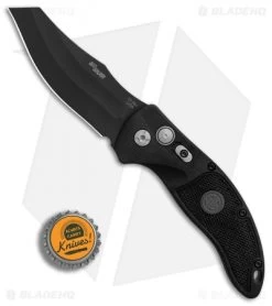 Hogue Sig Sauer EX-A04 Wharncliffe Automatic Knife Black G-10 (3.5" Black) 36422 -Buck Knives Store Sig Tactical EX A04 Wharncliffe Black Tumbled BHQ 84598 er bottlecap