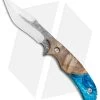 Skelton Bladeworks HellRaiser V2 Fixed Blade Maple Hybrid Blue (4.13" Two-Tone) -Buck Knives Store Skelton Bladeworks HellRaiser V2 Maple Hybrid Blue TT BHQ 97058 jr