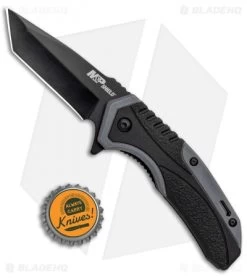 Smith & Wesson M&P Shield Spring Assisted Knife Gray (2.8" Blade) -Buck Knives Store Smith and Wesson MP Shield SA Rubberized Black Gray Black BHQ 125124 jr bottlecap