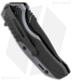 Smith & Wesson M&P Shield Spring Assisted Knife Gray (2.8" Blade) -Buck Knives Store Smith and Wesson MP Shield SA Rubberized Black Gray Black BHQ 125124 jr side