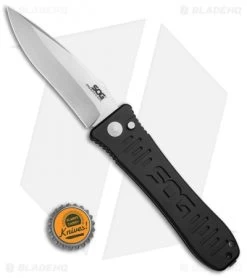 SOG Spec Elite II Automatic Knife (4" Satin) SE-61 -Buck Knives Store Sog spec elite ii large SE 61 BHQ 8484 dl size