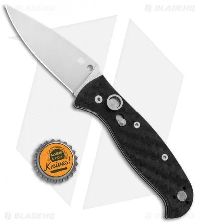 Spyderco Autonomy 2 Automatic Knife Black G-10 (3.5" Satin) C165GP2 6 Spyderco Autonomy 2 Automatic Knife Black G-10 (3.5" Satin) C165GP2 - Image 4