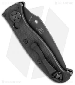 Spyderco Autonomy 2 Automatic Knife Black G-10 (3.5" Black LC200N) C165GPBBK2 -Buck Knives Store Spyderco Autonomy 2 Automatic Black G 10 Black C165GPBBK2 BHQ 116292 jr side