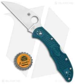 Spyderco Delica 4 Lightweight Wharncliffe Knife Blue FRN (2.9" Satin) C11FPWK390 -Buck Knives Store Spyderco Delica 4 Lightweight Wharncliffe Blue FRN Satin C11FPWK390 BHQ 121023 jr bottlecap