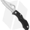 Spyderco Ladybug 3 Knife Black FRN (1.94" Satin Serr) LBKS3 1 Spyderco Ladybug 3 Knife Black FRN (1.94" Satin Serr) LBKS3 -Buck Knives Store Spyderco Ladybug 3 Black Serr LBKS3 BHQ 6346 jr 1 2
