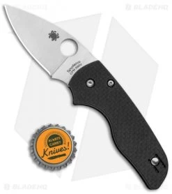Spyderco Lil' Native Compression Lock Knife Carbon Fiber (2.5" Satin S90V) -Buck Knives Store Spyderco Lil Native Compression Lock CF Satin C230CF90VP BHQ 112413 jr bottlecap