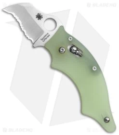 Spyderco M4 Exclusive Dodo Knife Natural G-10 (2" Satin Full Serr) C80GM4S