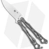 Spyderco SmallFly 2 Butterfly Knife Gray G-10 (3.4" Satin CPM Cru-Wear)