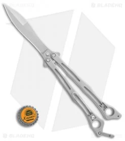 Spyderco SpyderFly Butterfly Bali Flipper 440C Knife (4.125" Satin) *Collection* -Buck Knives Store Spyderco Spyderfly satin collection BHQ 34060 er bottlecap