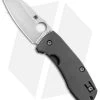 Spyderco Techno 2 Frame Lock Knife Titanium (2.55" Stonewash) C158TIP2 -Buck Knives Store Spyderco Techno 2 FL Ti SW C158TIP2 BHQ 80867 jr