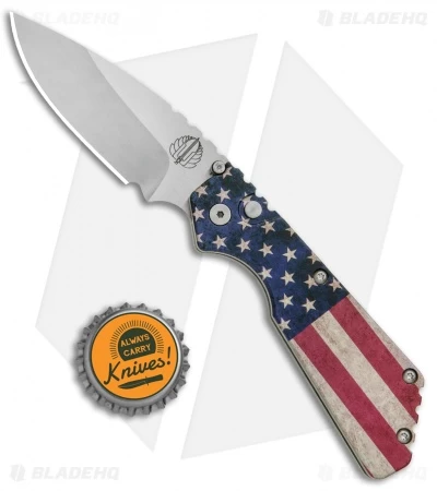 Strider + Pro-Tech PT Automatic Knife Custom PK Ano Vintage USA Flag (2.75" SW ) 6 Strider + Pro-Tech PT Automatic Knife Custom PK Ano Vintage USA Flag (2.75" SW ) - Image 4