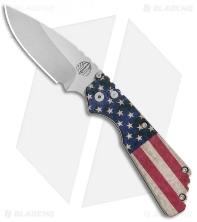 Strider + Pro-Tech PT Automatic Knife Custom PK Ano Vintage USA Flag (2.75" SW ) 3 Strider + Pro-Tech PT Automatic Knife Custom PK Ano Vintage USA Flag (2.75" SW )