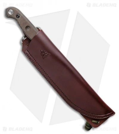 TOPS Knives Brush Wolf Fixed Blade Knife Green Micarta (6.5" Acid SW) 5 TOPS Knives Brush Wolf Fixed Blade Knife Green Micarta (6.5" Acid SW) - Image 3