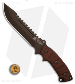 TOPS Knives Steel Eagle Delta Class Natura Micarta RM Tread (7.5" Bronze) -Buck Knives Store TOPS Knives Steel Eagle Delta Class Natura Micarta RM Tread 7in Bronze BHQ 98874 td size