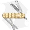 Victorinox Classic SD Precious Swiss Army Knife Woven Gold Alox 06221408G -Buck Knives Store Victorinox Classic SD Precious Alox Gold BHQ 137943 jr 2