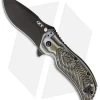 Zero Tolerance 0350 A/O Knife Predator Green (3.25" Black) ZT 0350PG -Buck Knives Store Zero Tolerance 0350 Predator Green Black 0350PG BHQ 113304 jr