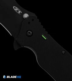 Zero Tolerance 0350 Assisted Opening Knife Tritium Black G-10 (3.25" Black) -Buck Knives Store Zero Tolerance LL A O Tritium BHQ 117438 td glow jr