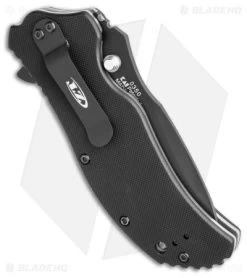Zero Tolerance 0350 Assisted Opening Knife Tritium Black G-10 (3.25" Black) -Buck Knives Store Zero Tolerance LL A O Tritium BHQ 117438 td side jr